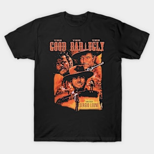 The Good The Bad and The Ugly // Retro Style Design T-Shirt